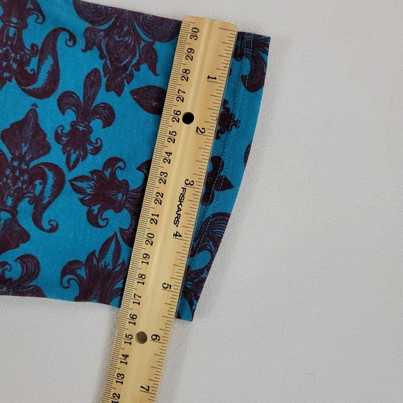 NOT FOR SALE Lularoe Irma Hi Low Tunic Top Fleur-De-Lis Sz XL - Picture 10 of 11